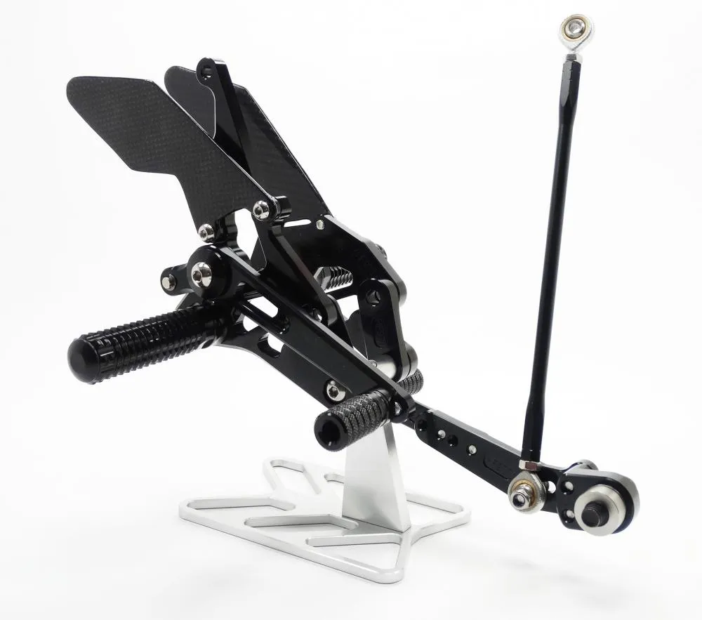 TMP Racing Fußrastenanlage Factory schwarz Suzuki GSX-R 1000 2009-16