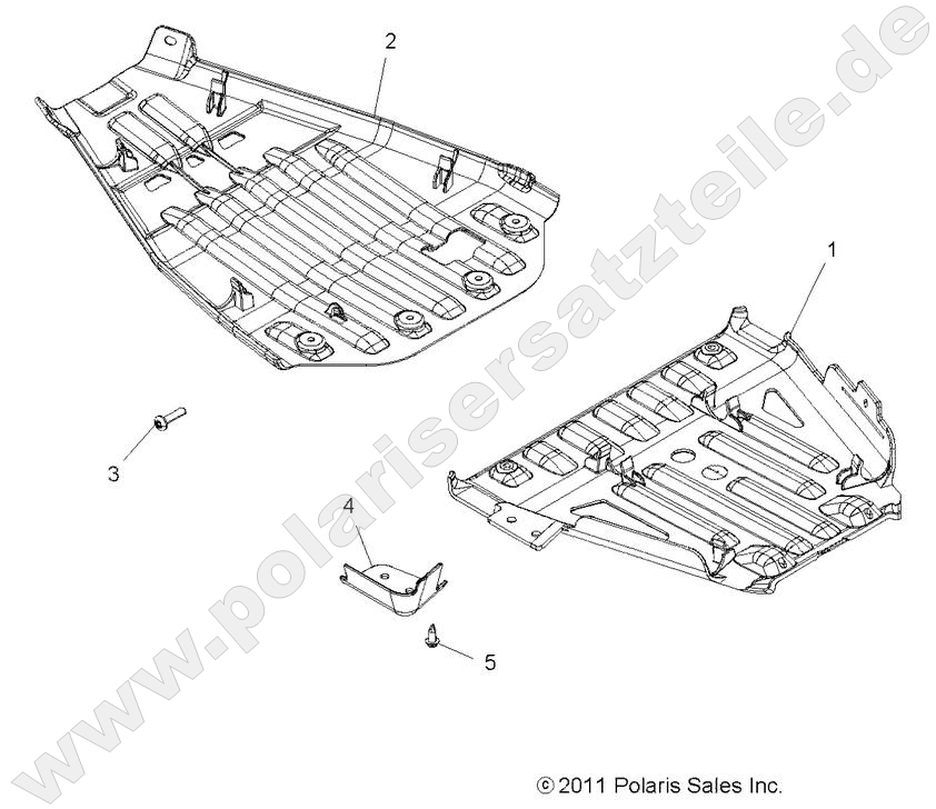 BODY, SKID PLATES
