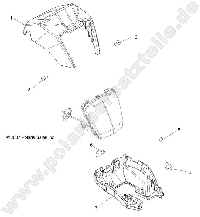 BODY, HEADLIGHT POD BODY, HEADLIGHT POD
