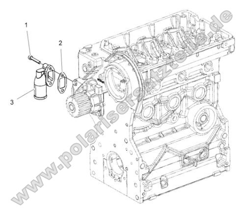 Engine, Water Inlet Flange Engine, Water Inlet Flange