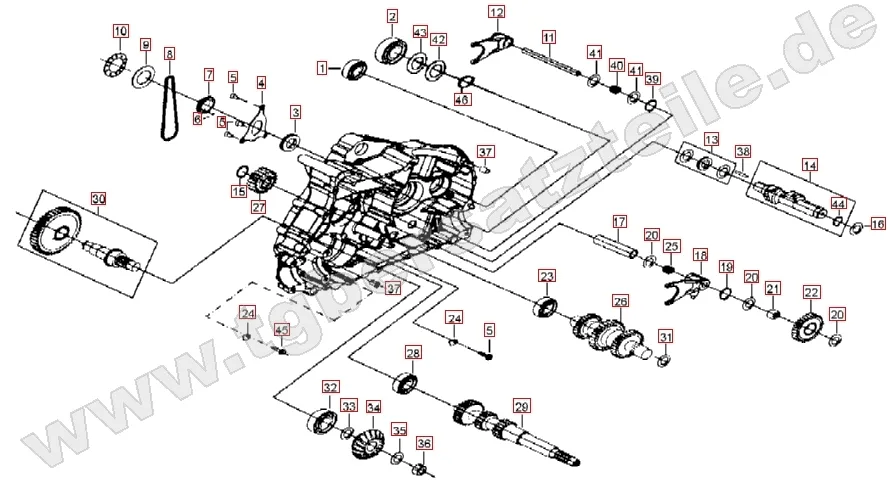 Motorgehäuse links (2)