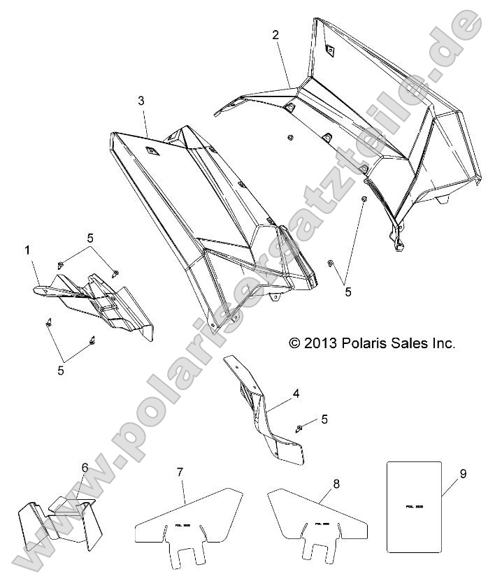 Body, Rear Cab and Heat Shields Body, Rear Cab and Heat Shields