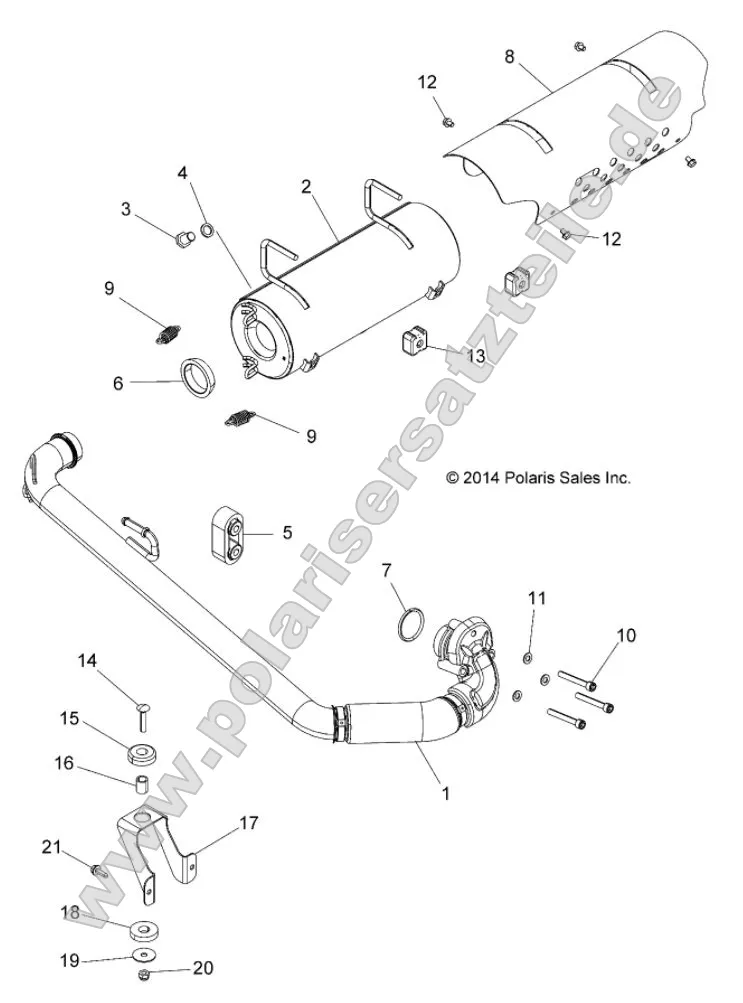 Engine, Exhaust System
