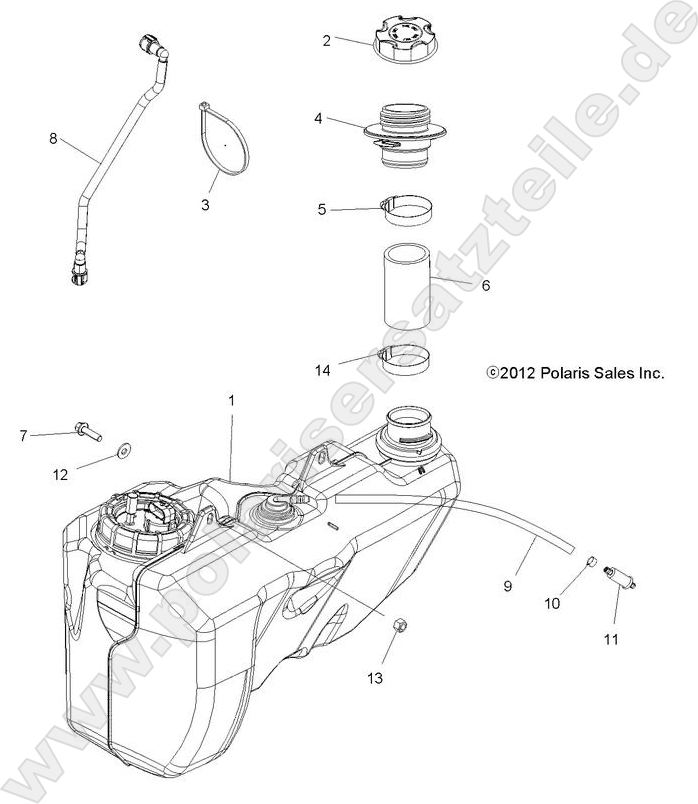 BODY, FUEL TANK BODY, FUEL TANK