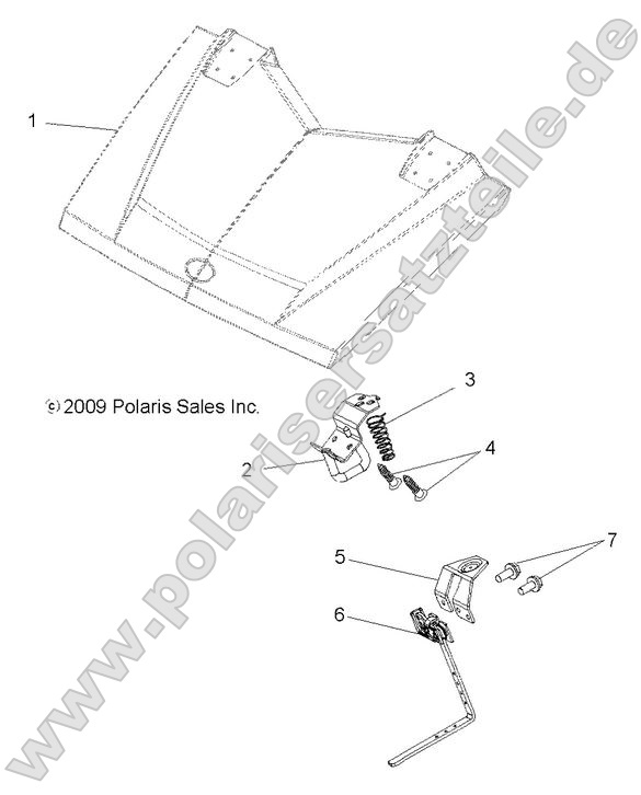 Body, Hood Latch