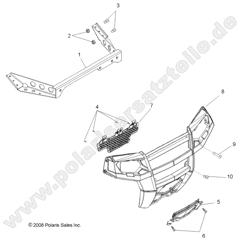 body front bumper