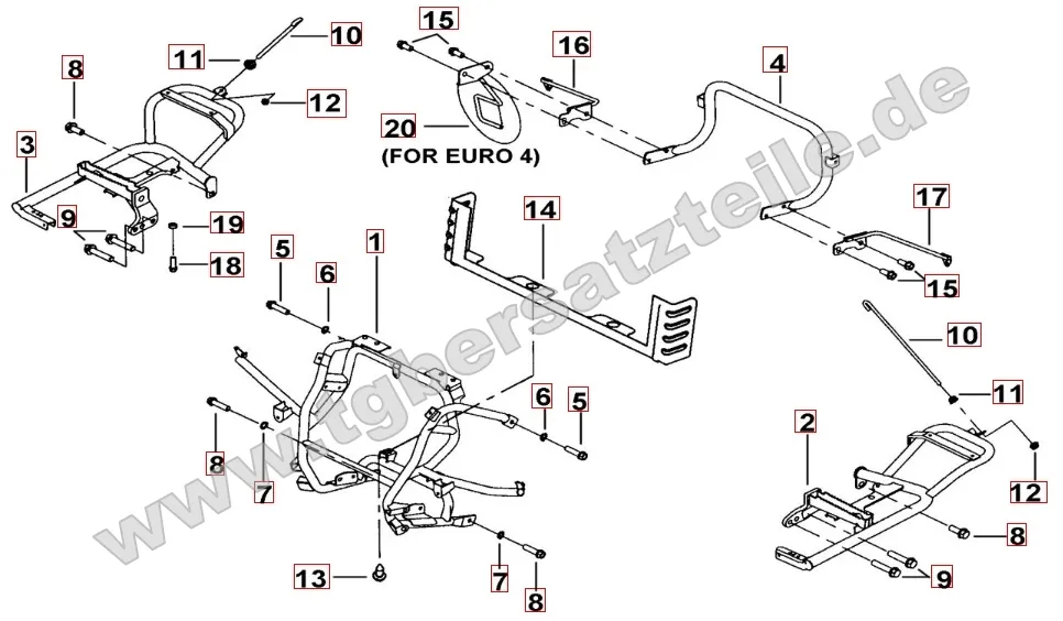 Halterung Stoßstange