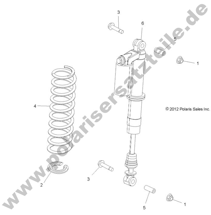 SUSPENSION, FRONT SHOCK MOUNTING SUSPENSION, FRONT SHOCK MOUNTING