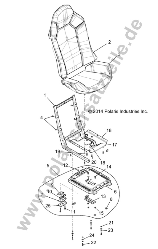 BODY, SEAT ASM. AND SLIDER BODY, SEAT ASM. AND SLIDER