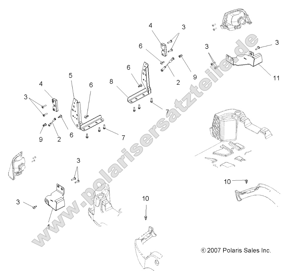 Body, Tailgate Brackets