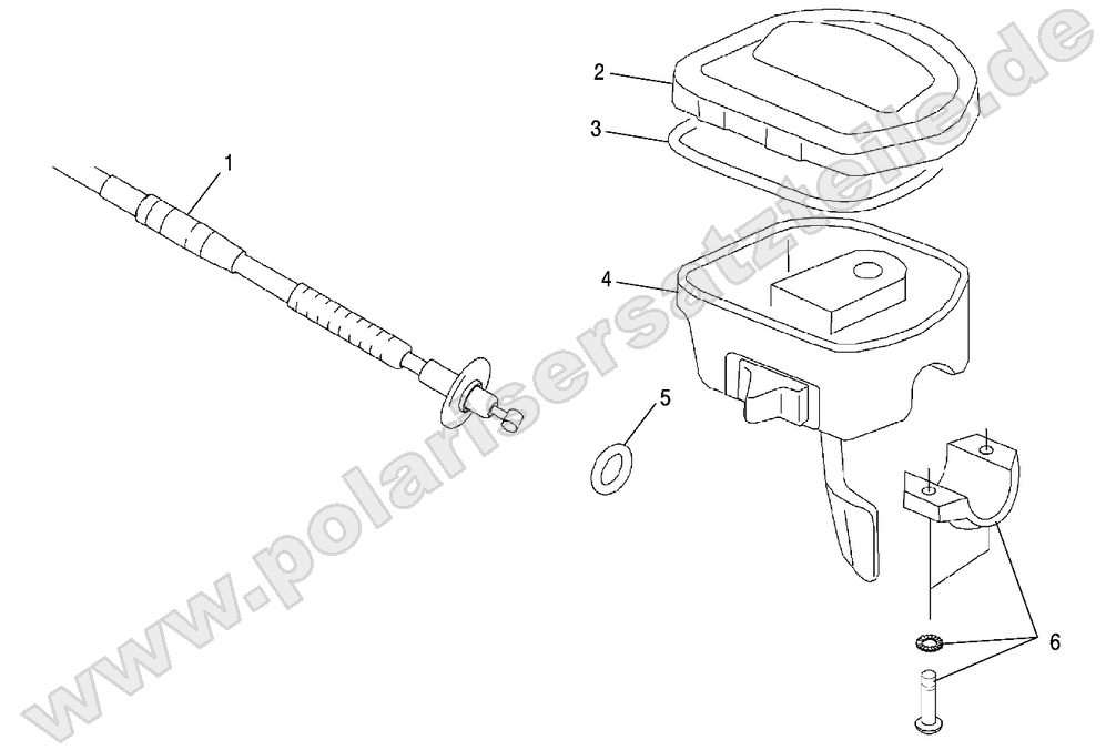 CONTROLS, THROTTLE ASM./CABLE