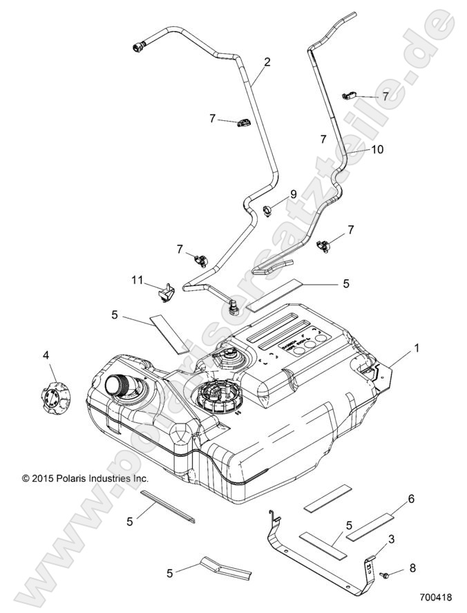 BODY, FUEL TANK BODY, FUEL TANK