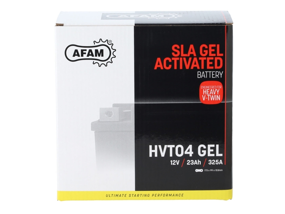 AFAM HVT 04 GEL SLA Batterie 12V 23AH 325A - Einbaufertig (YTX20HL-BS YB16L-B 65989 66000211 HVT04) AFAM HVT 04 GEL SLA Batterie 12V 23AH 325A - Einbaufertig (YTX20HL-BS YB16L-B 65989 66000211 HVT04)