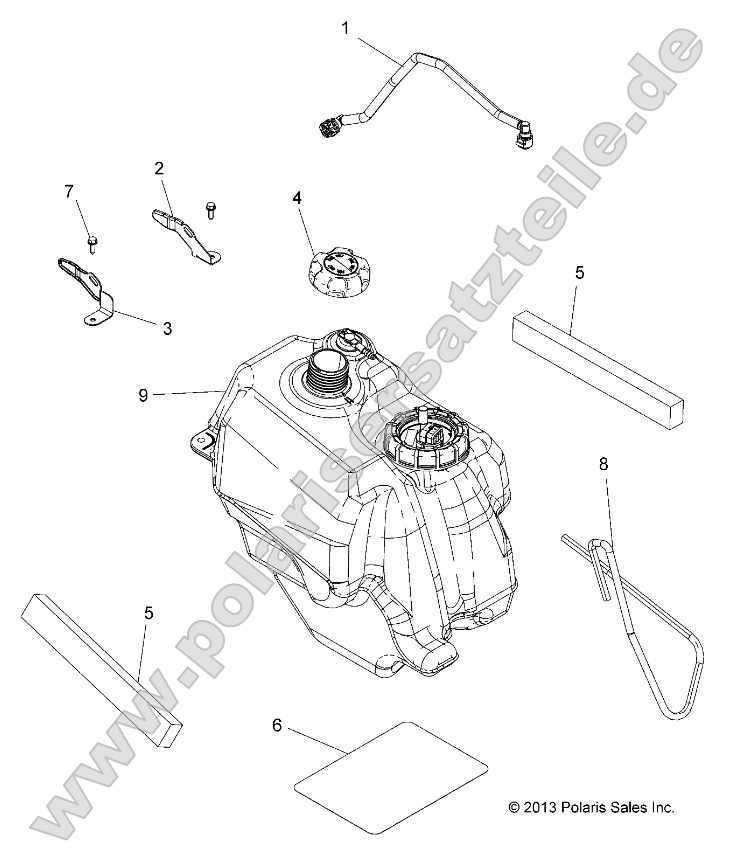 Body, Fuel Tank Asm. Body, Fuel Tank Asm.