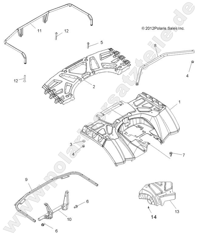 BODY, REAR CAB and REAR RACK BODY, REAR CAB and REAR RACK