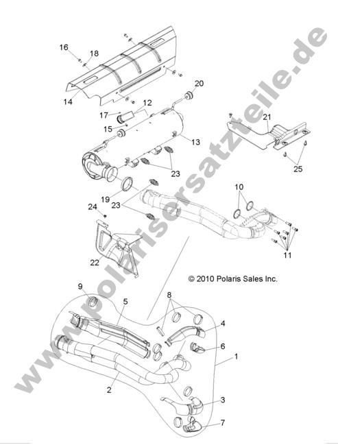 ENGINE, EXHAUST SYSTEM ENGINE, EXHAUST SYSTEM