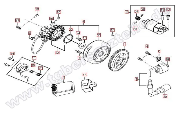 Lichtmaschine-Anlasser