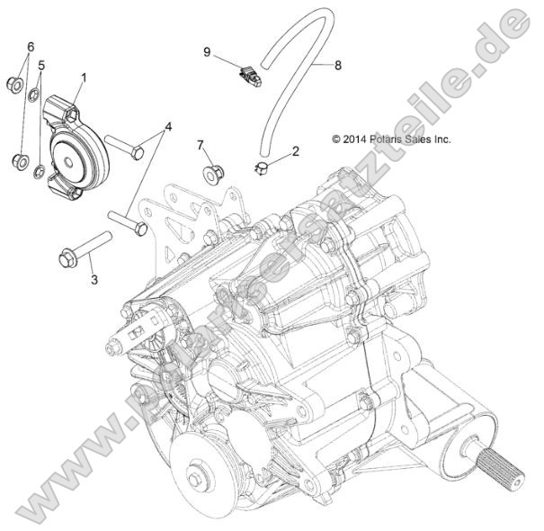 Drive Train, Main Gearcase Mounting Drive Train, Main Gearcase Mounting