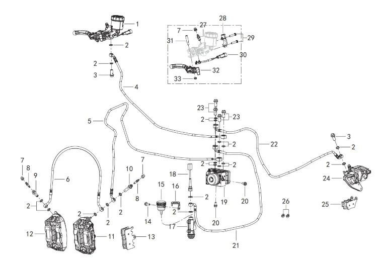 Bremse vorne Bremse vorne