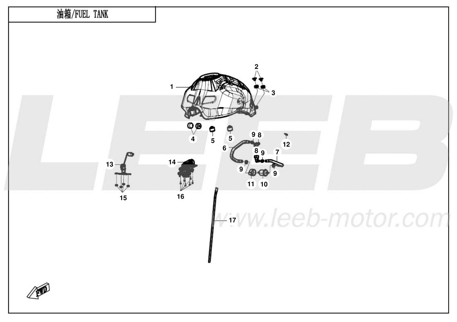 25-CF700-9AH-F12 FUEL TANK