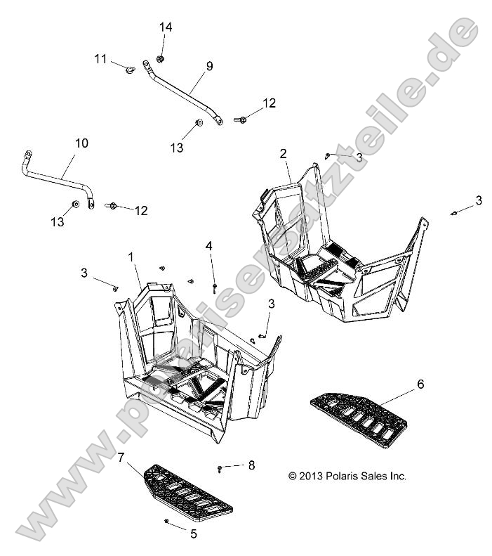 Body, Footwells Body, Footwells