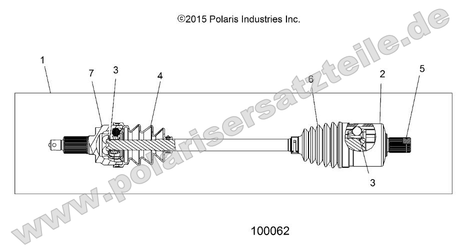 Drive Train, Drive Shaft, Front