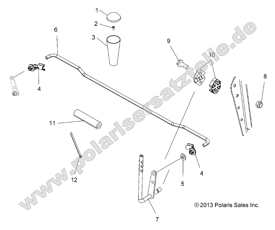 Drive Train, Gear Selector Drive Train, Gear Selector