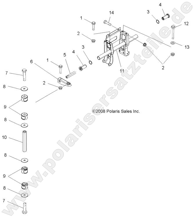 SUSPENSION, TORSION BAR SUSPENSION, TORSION BAR
