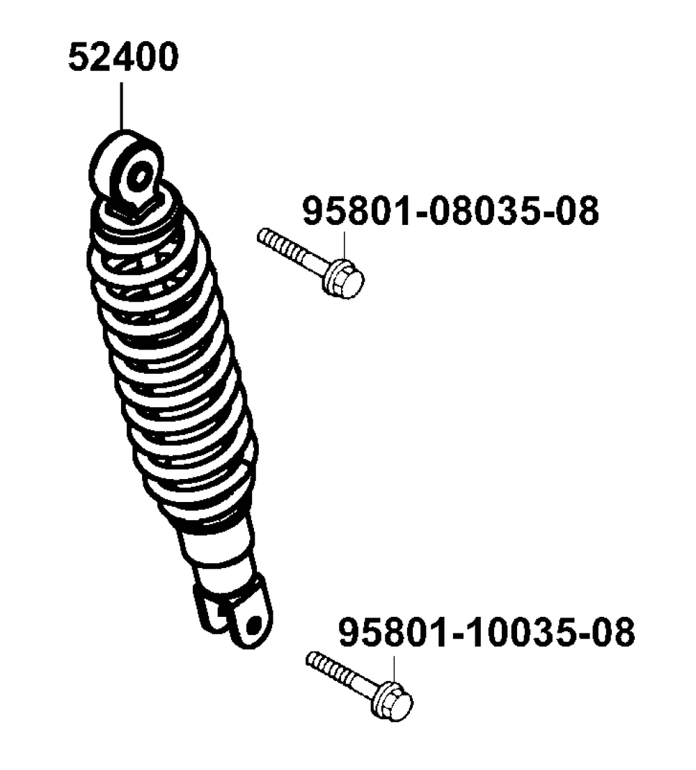 Stossdämpfer hinten