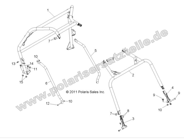 CHASSIS, CAB FRAME and SIDE BARS