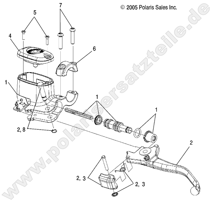 BRAKES, FRONT BRAKE LEVER and MASTER CYLINDER BRAKES, FRONT BRAKE LEVER and MASTER CYLINDER