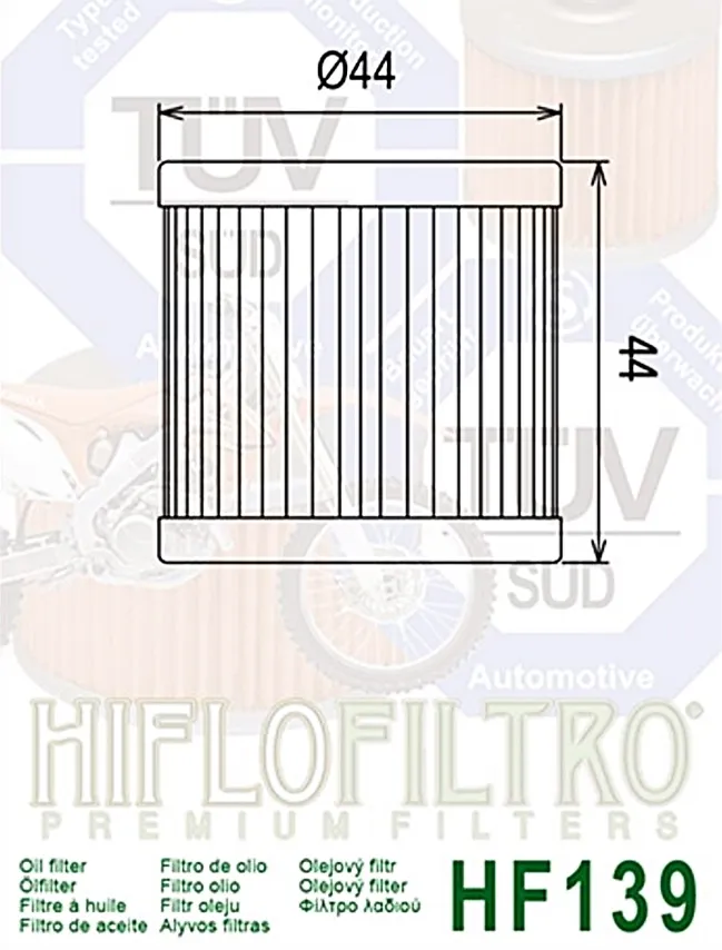 Hiflofiltro_Oelfilter_Hiflo_HF139_Arctic_Cat_DVX_400_TechnikQ1PtfXNtXMA8m Hiflofiltro Ölfilter Hiflo HF139 Arctic Cat DVX 400