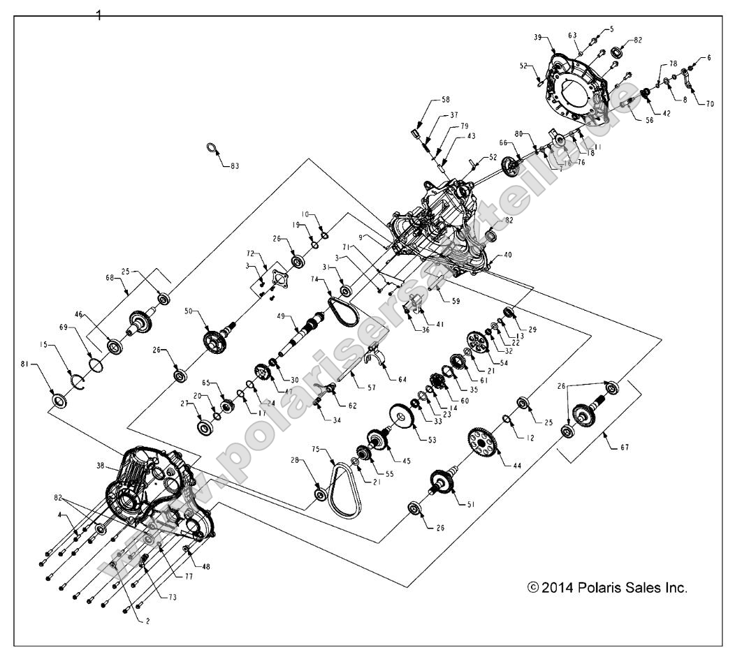 Drive Train, Main Gearcase Drive Train, Main Gearcase