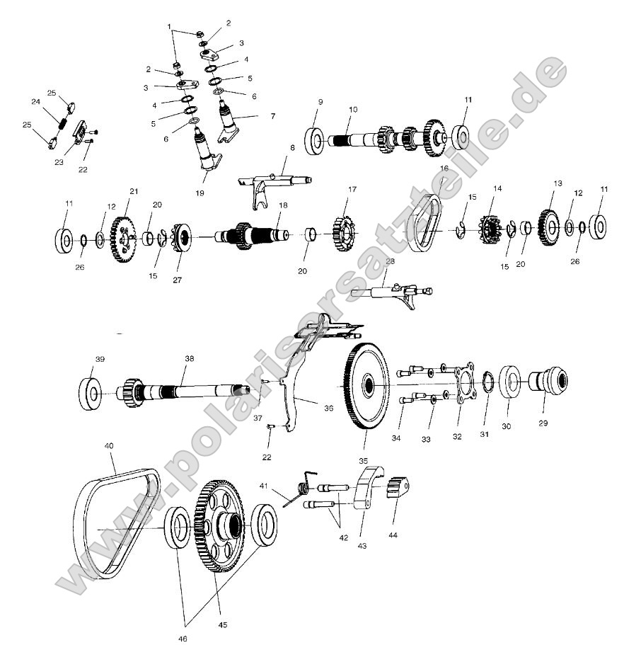 Gearcase (Internal Components) Gearcase (Internal Components)