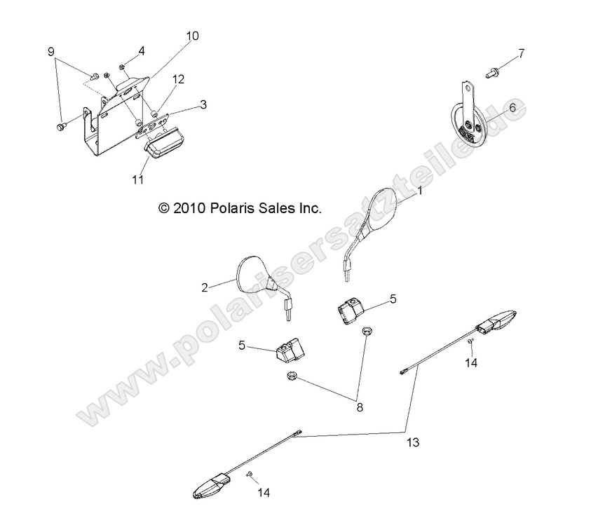 ELECTRICAL, TURN SIGNALS, HORN and MIRRORS ELECTRICAL, TURN SIGNALS, HORN and MIRRORS