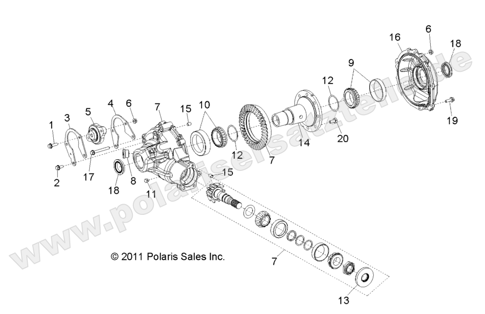 DRIVE TRAIN, GEARCASE, CARRIER, INTERNAL COMPONENTS DRIVE TRAIN, GEARCASE, CARRIER, INTERNAL COMPONENTS