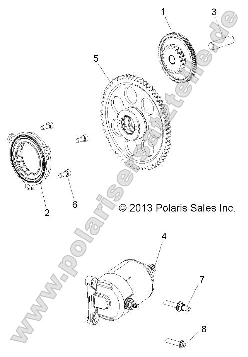 Engine, Starter Drive Engine, Starter Drive
