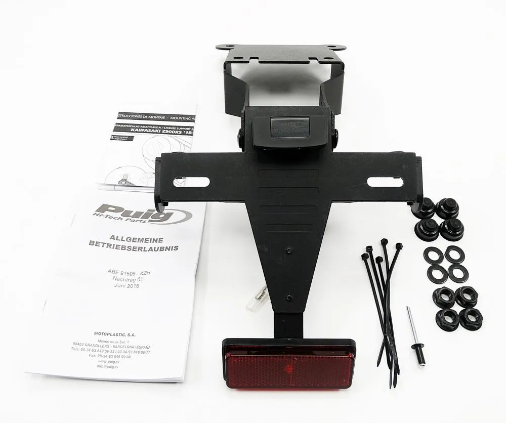 Puig_Kennzeichenhalter__9597N_Kawasaki_Z900_RS_5 Puig Kennzeichenhalter Set Kawasaki Z900 RS / Cafe 2018-