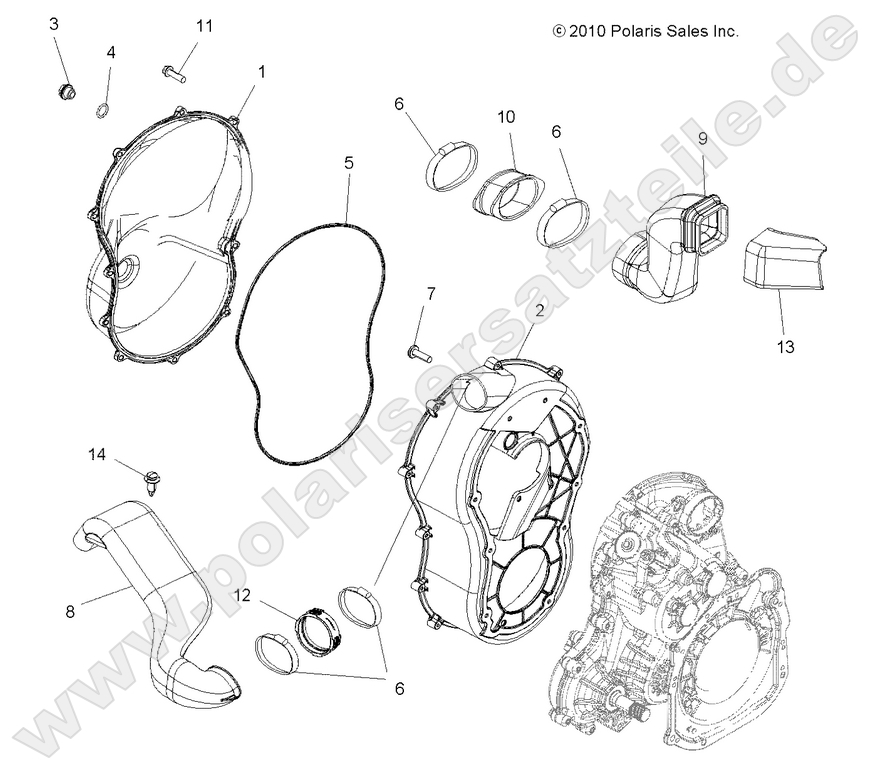 BODY, CLUTCH COVER BODY, CLUTCH COVER