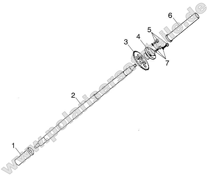 Rear Wheel Axle