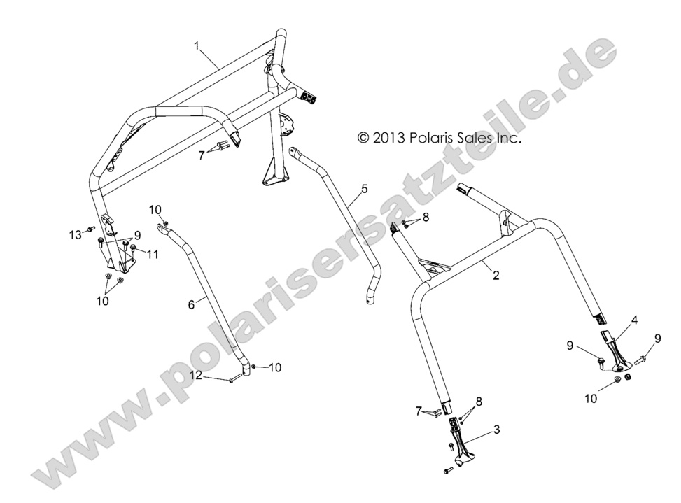 CHASSIS, CAB FRAME and SIDE BARS CHASSIS, CAB FRAME and SIDE BARS