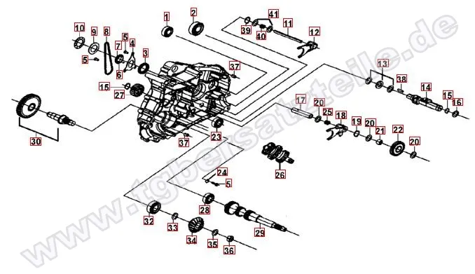 Motorgeäuse links (2)