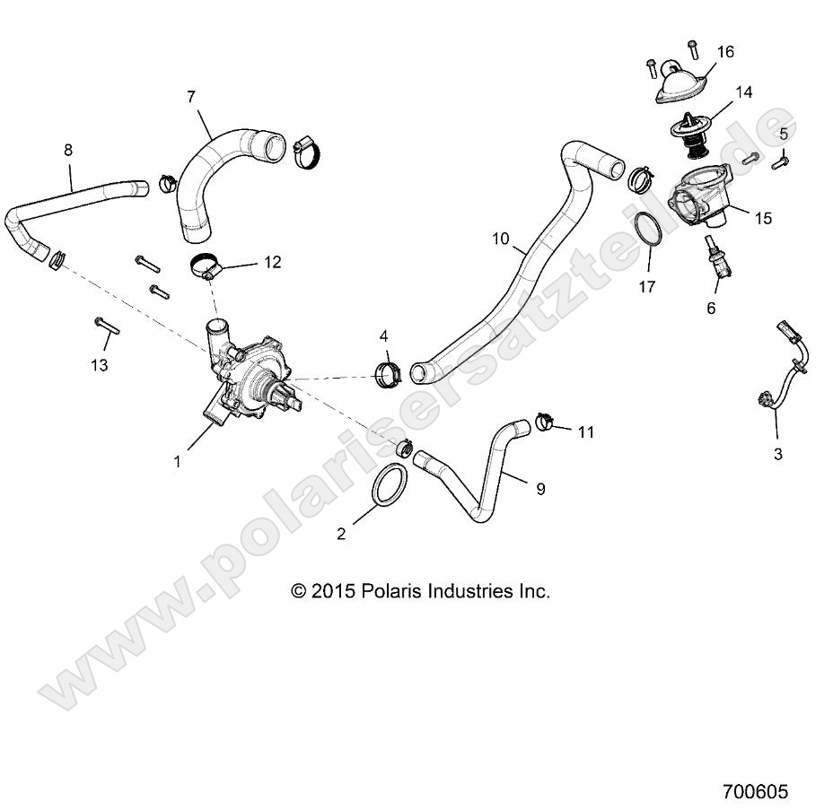 ENGINE, WATERPUMP AND BYPASS ENGINE, WATERPUMP AND BYPASS