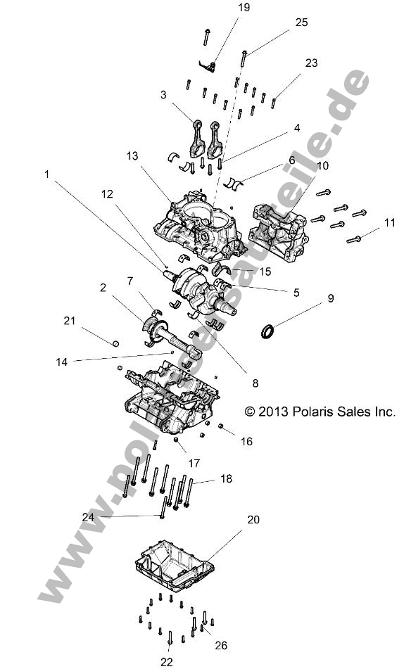 ENGINE, CRANKCASE AND CRANKSHAFT ENGINE, CRANKCASE AND CRANKSHAFT
