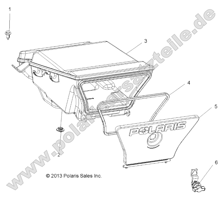 Body, Storage Box, Rear Body, Storage Box, Rear