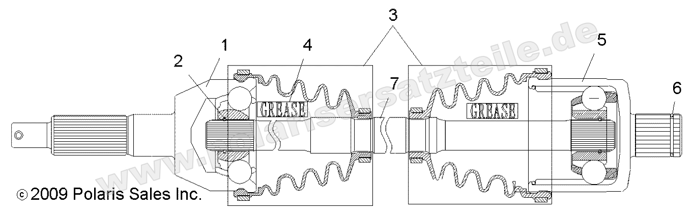 Drive Train, Rear Drive Shaft Drive Train, Rear Drive Shaft