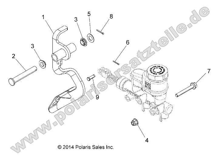 Brakes, Pedal and Master Cyilnder Mounting
