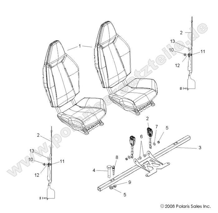 body seat mounting and belts body seat mounting and belts