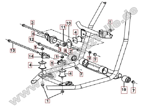 Motoraufhängung Motoraufhängung