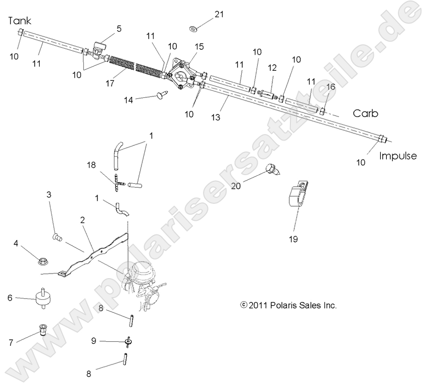 ENGINE, CARBURETOR MOUNTING and FUEL LINES ENGINE, CARBURETOR MOUNTING and FUEL LINES